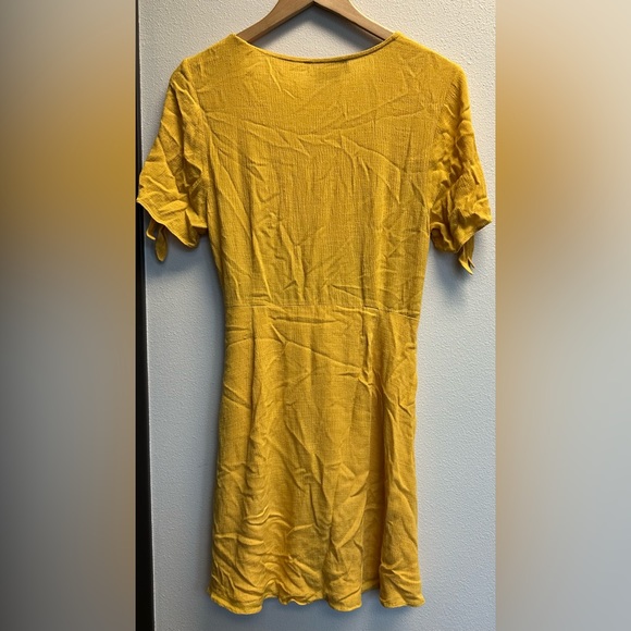 Lulus My Philosophy Golden Wrap Dress - Picture 3 of 8